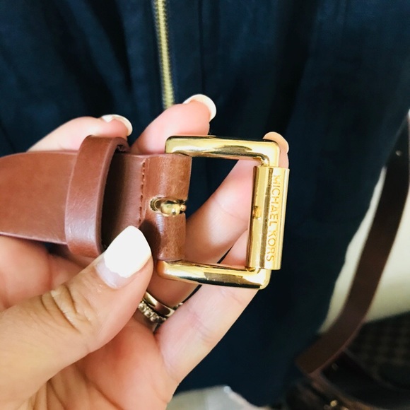 Michael Kors | Navy Linen Dress w/ Belt - Picture 8 of 8